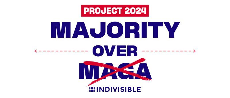 Majority over MAGA logo