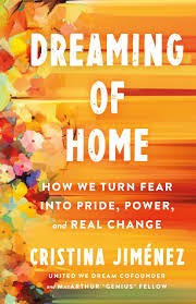 Book cover for the title: Dreaming of Home by Cristina Jimenez