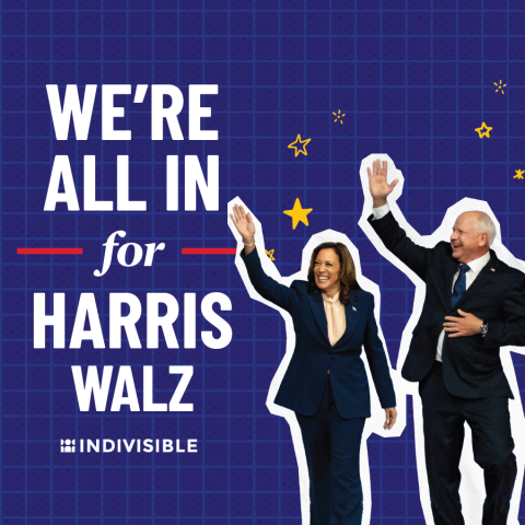 We're all in for Harriz Walz