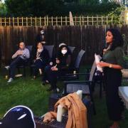 Nithya Raman at East Valley Indivisibles event