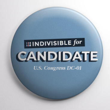 Endorsed Candidate 3" Mylar Button