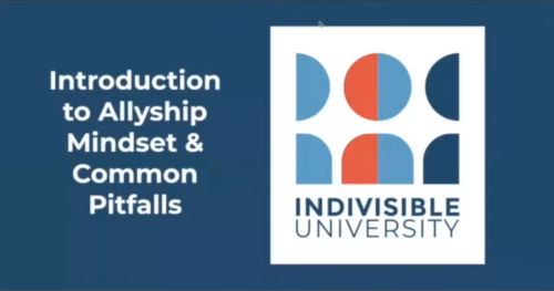 video title Introduction to Allyship Mindset & Common Pitfalls
