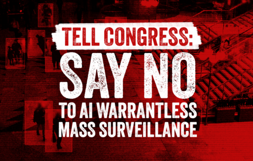 Tell Congress: Say no to ai warrantless mass surveillance.