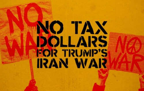 No Tax Money for Iran War