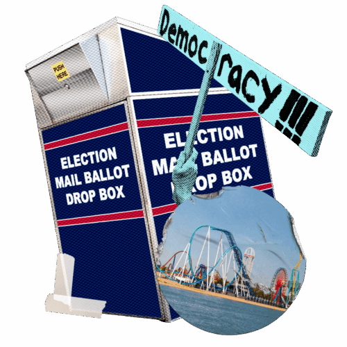 Battlegrounds Ohio Election Mail Ballot Drop Box