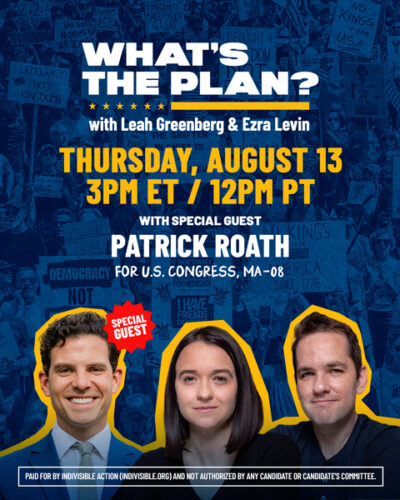 What's The Plan? Special gues Patric Roath candidate for MA-08
